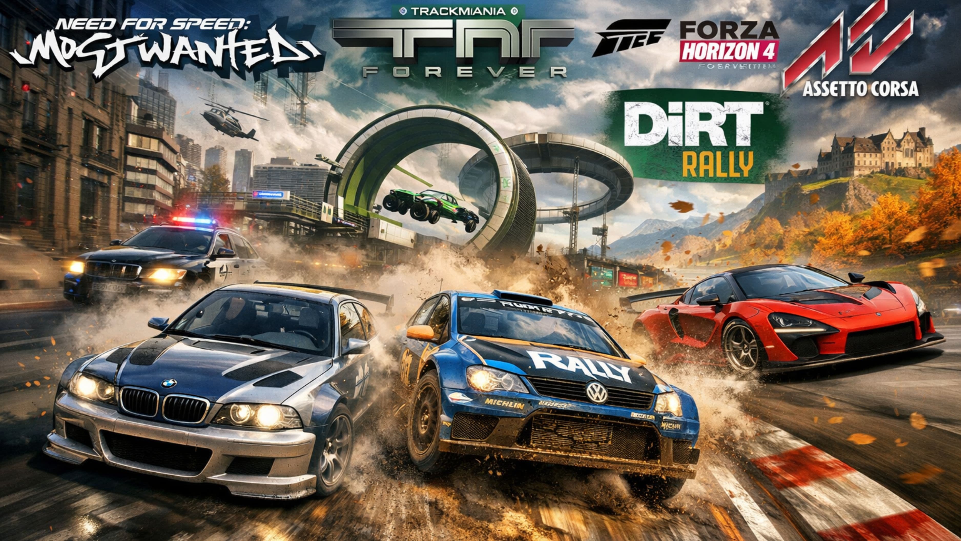 What Are 5 Racing Games Every PC Gamer Should Play at Least Once?