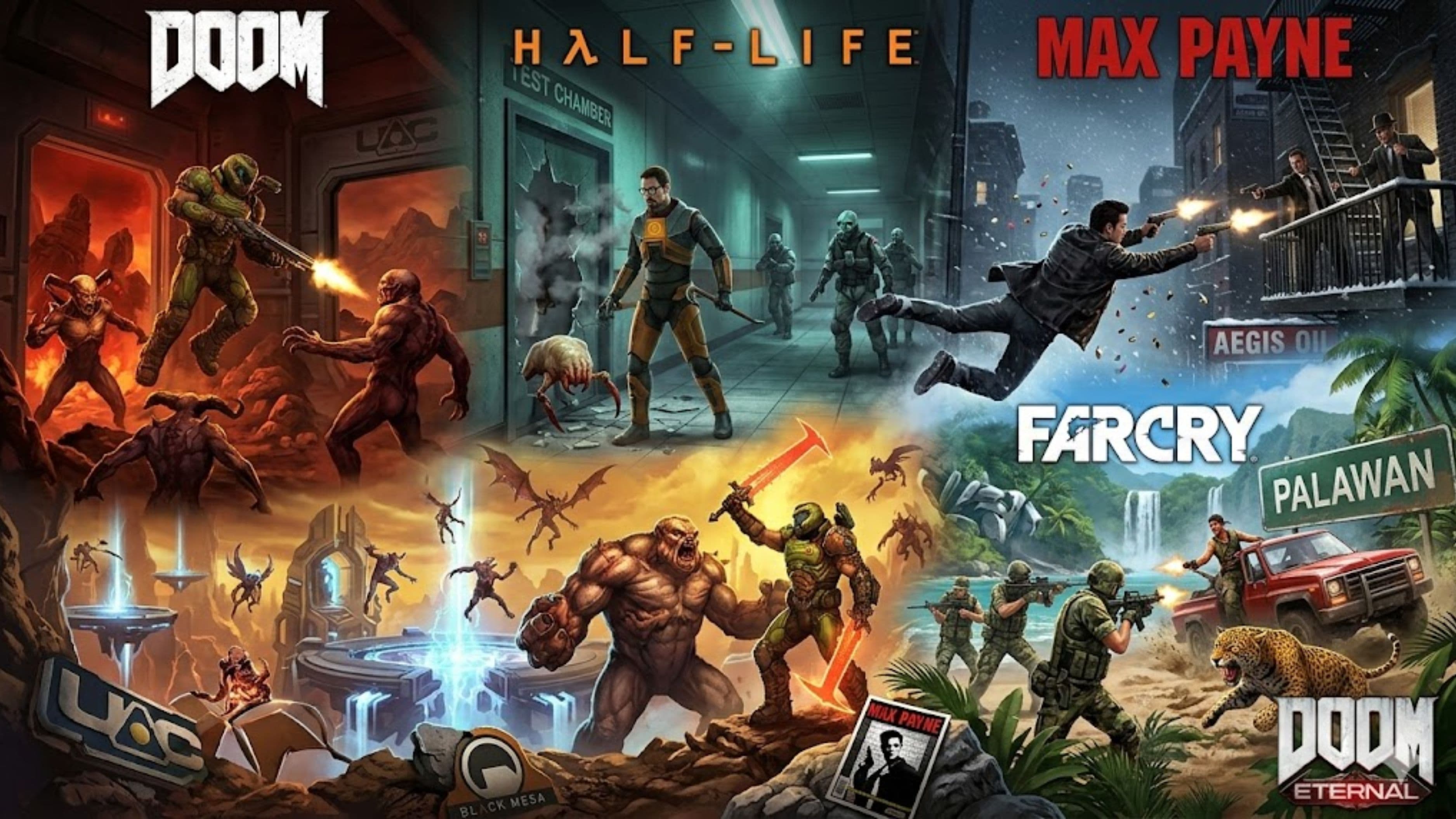 5 Legendary Action Games That Redefined First-Person Shooters